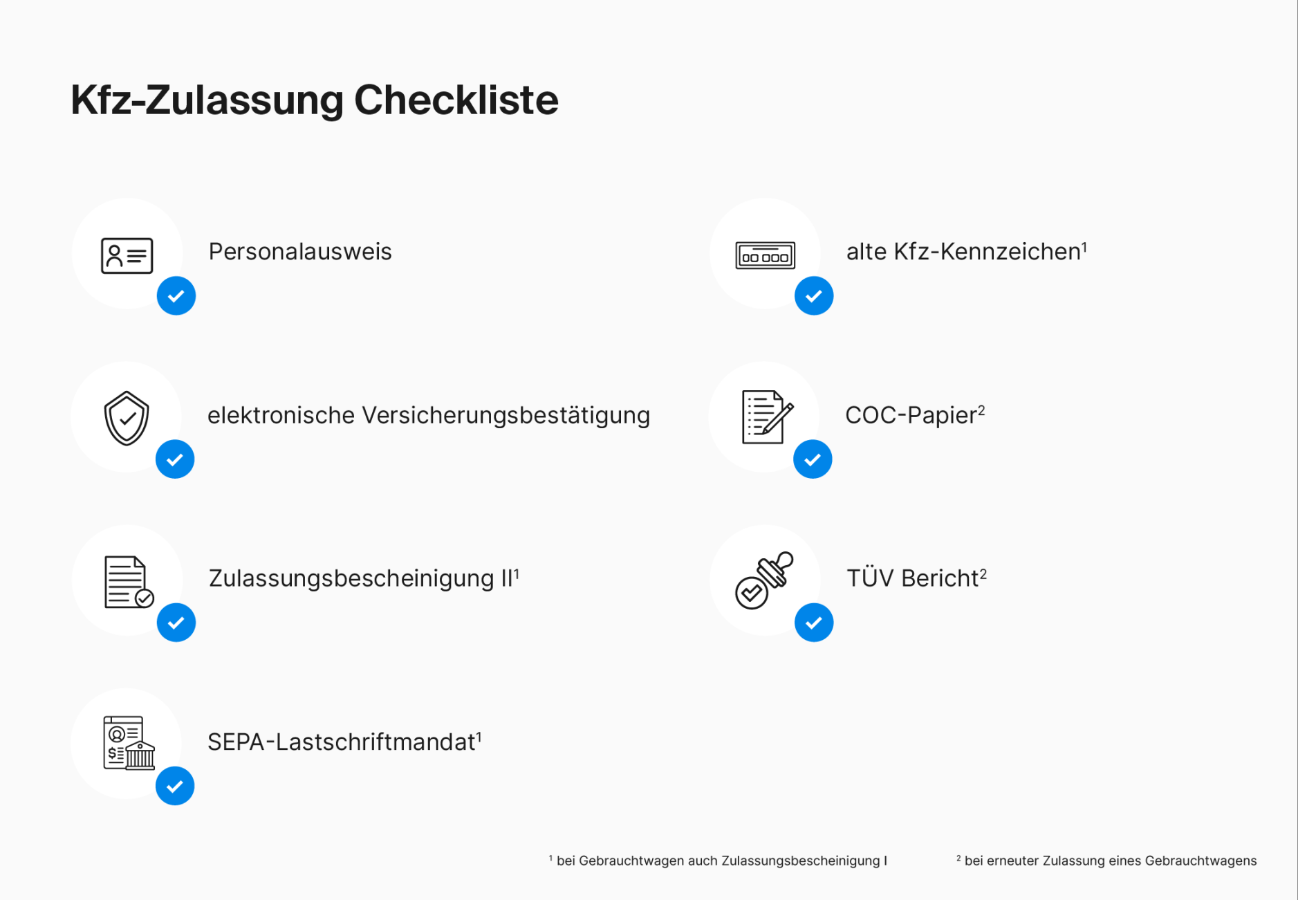 Checkliste Kfz-Zulassung: So meldest du dein Auto richtig an