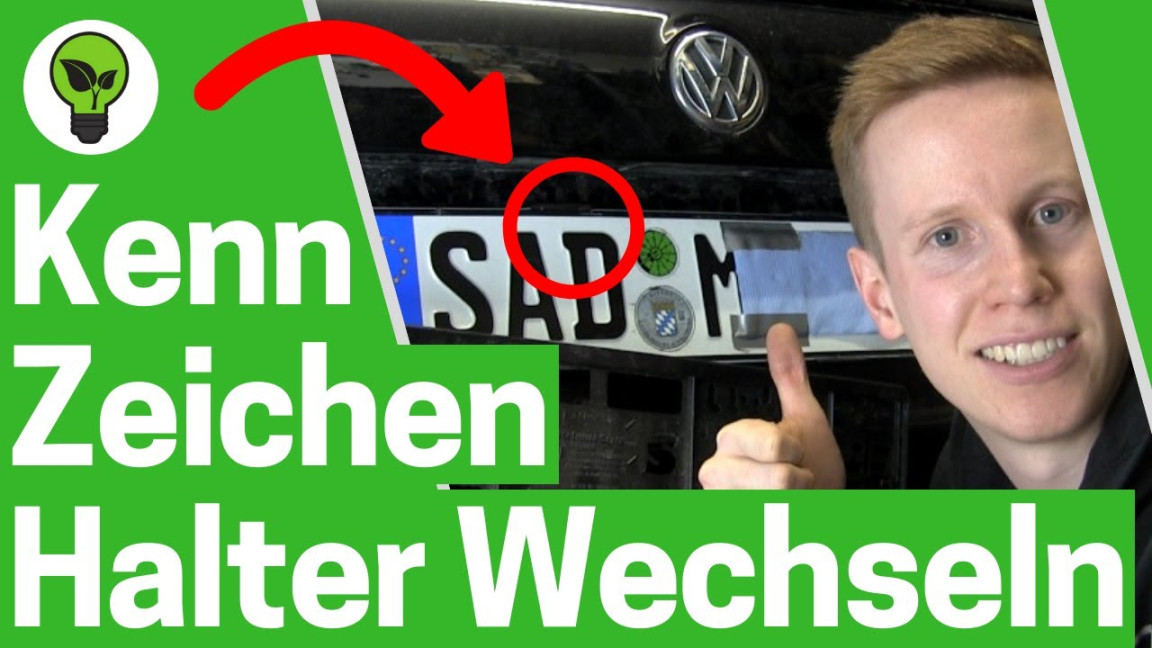 Kennzeichenhalter Wechseln ✅ ULTIMATIVE ANLEITUNG: Wie Auto  Nummernschildhalter & Halterung Öffnen?